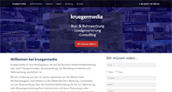 Desktop Screenshot of kruegermedia.de
